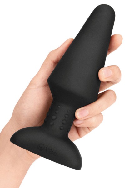 B-Vibe Rimming XL 6.6" Silicone Butt Plug with Remote