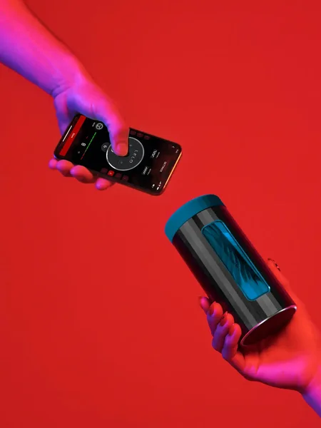 LELO F1S V3 Male Masturbator Blue — image 19 of 19