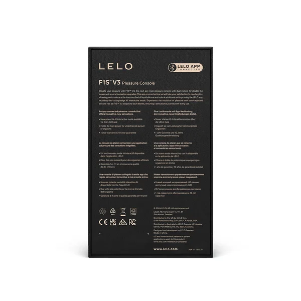 LELO F1S V3 Male Masturbator Blue — image 5 of 19