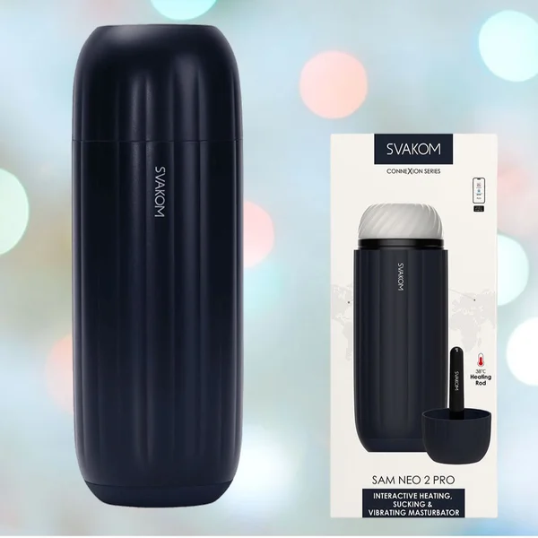 Svakom Sam Neo 2 Pro Heating, Sucking &amp; Vibrating Masturbator — image 3 of 6