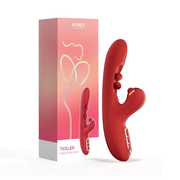 HPB Tickler Wiggling G-Spot Tap Clit Red — image 5 of 6