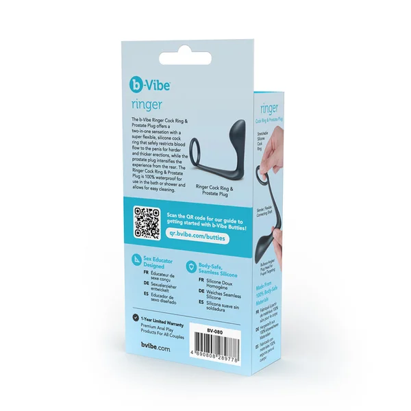 b-Vibe Ringer C-Ring + Plug — image 8 of 9