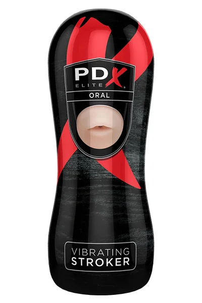 Pipedream 6.5" Vibrating Realistic Mouth Masturbator — image 12 of 13