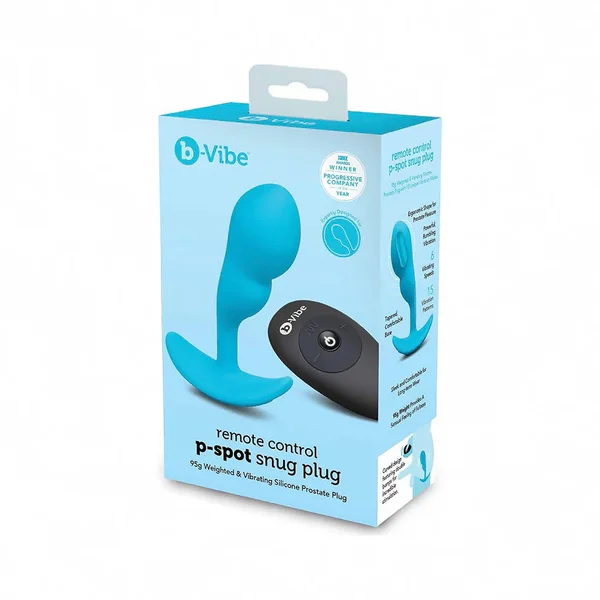 b-Vibe Vibrating P-Spot Snug Plug Small with Rechargeable Remote Control — image 3 of 14