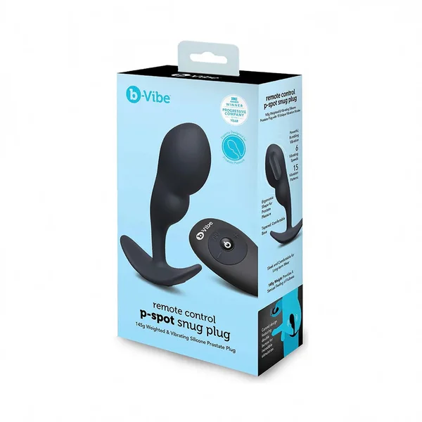 b-Vibe Vibrating P-Spot Snug Plug Large with Rechargeable Remote Control — image 3 of 23