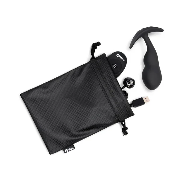 b-Vibe Vibrating P-Spot Snug Plug Large with Rechargeable Remote Control — image 2 of 23