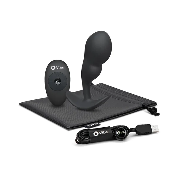 b-Vibe Vibrating P-Spot Snug Plug Large with Rechargeable Remote Control — image 9 of 23