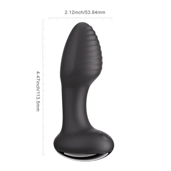Honey Play Box Frenzy Pressure Sensing App-Controlled Rotating Butt Plug Black — image 4 of 6