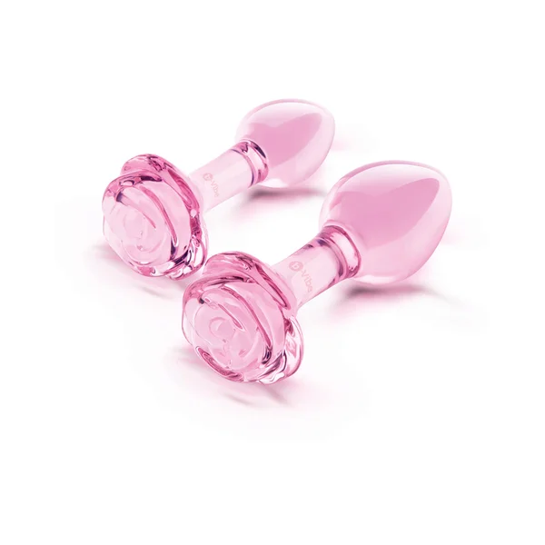 b-Vibe Pink Roses Training Plug Set — image 4 of 11