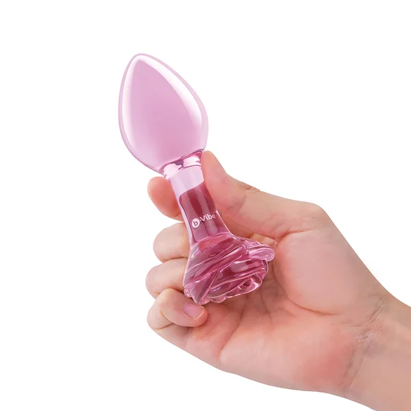 b-Vibe Pink Roses Training Plug Set — image 3 of 11