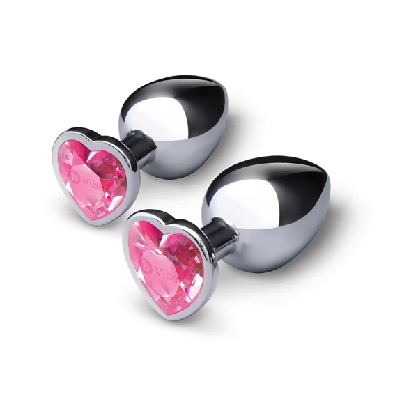 b-Vibe Jewel Metal Training Plug Set — image 5 of 10