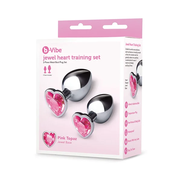 b-Vibe Jewel Metal Training Plug Set — image 4 of 10