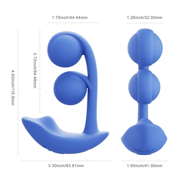 HPB Melody Twin Balls Dual Vibr Blue — image 2 of 6