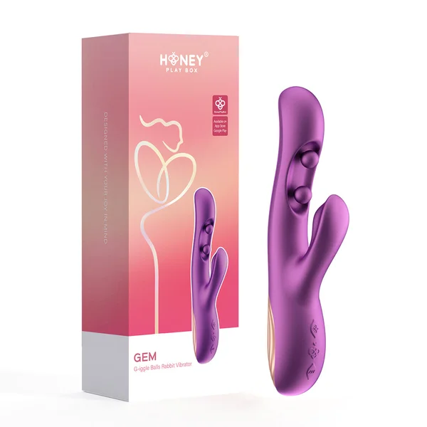 Honey Play Box Gem Pressure Sensing App-Controlled Twin Balls Rabbit Purple — image 5 of 5