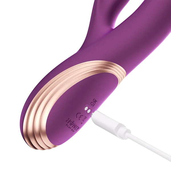 Honey Play Box Gem Pressure Sensing App-Controlled Twin Balls Rabbit Purple — image 3 of 5