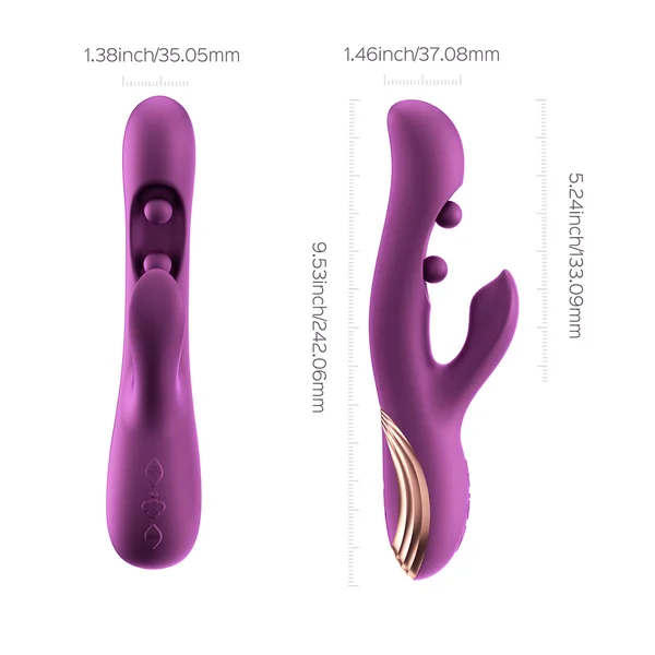 Honey Play Box Gem Pressure Sensing App-Controlled Twin Balls Rabbit Purple — image 2 of 5