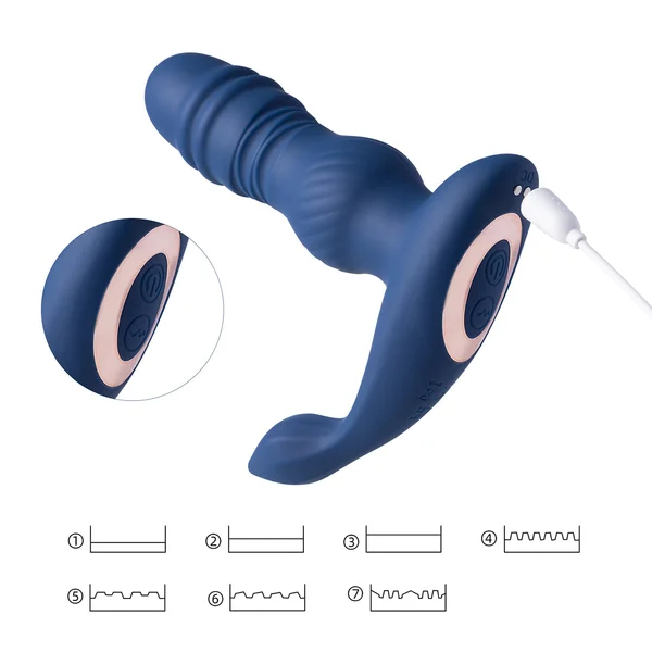 HPB Jaden Thrust Vibr Prostate Indigo — image 3 of 5