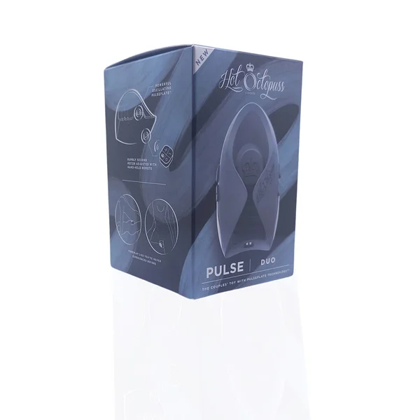 Hot Octopuss Pulse Duo Rechargeable Remote Control Vibrating Stroker Blue — image 25 of 25