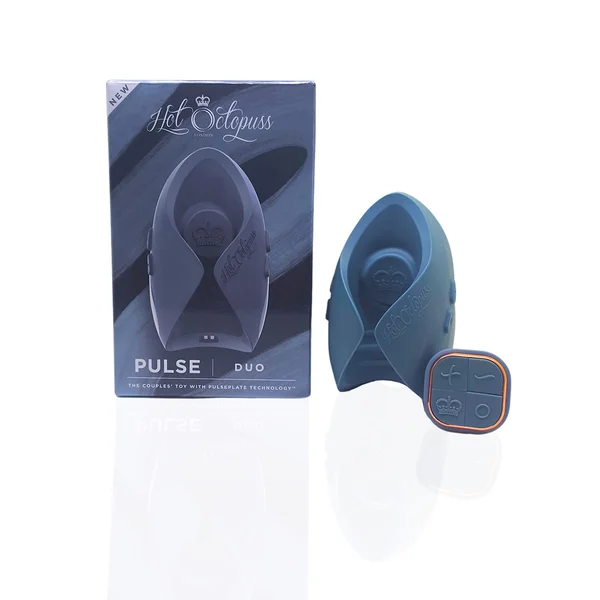 Hot Octopuss Pulse Duo Rechargeable Remote Control Vibrating Stroker Blue — image 22 of 25
