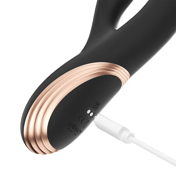 Honey Play Box Gem Pressure Sensing App-Controlled Twin Balls Rabbit Black — image 5 of 5