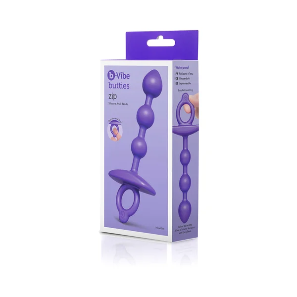 b-Vibe Butties Zip Silicone Anal Bead — image 5 of 8