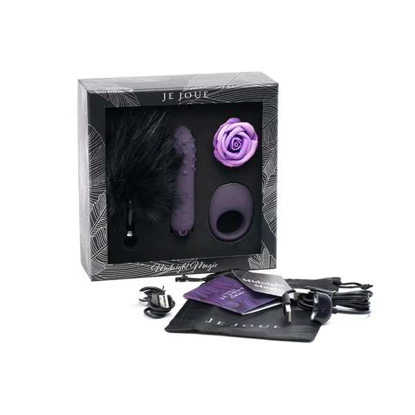 Je Joue Midnight Magic: Duet Bullet, Mio Ring, Feather Tickler, Rose Bath Melt — image 4 of 9