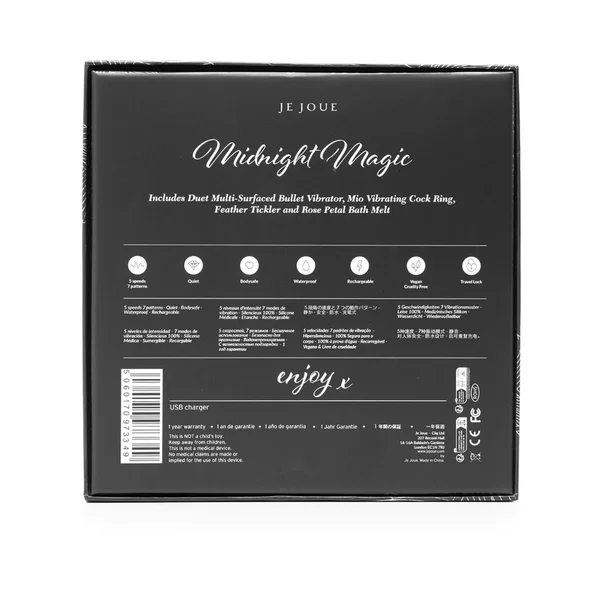 Je Joue Midnight Magic: Duet Bullet, Mio Ring, Feather Tickler, Rose Bath Melt — image 5 of 9