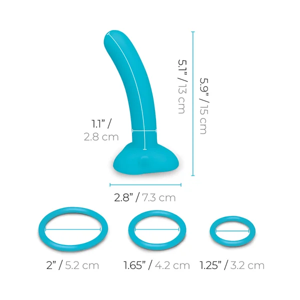 b-Vibe Every Body Strap-On Harness Set with 6 in. Silicone Dildo Peg — image 10 of 11