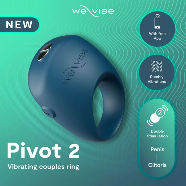 We-Vibe Pivot 2 Vibrating Silicone Rechargeable Couples Ring — image 2 of 25