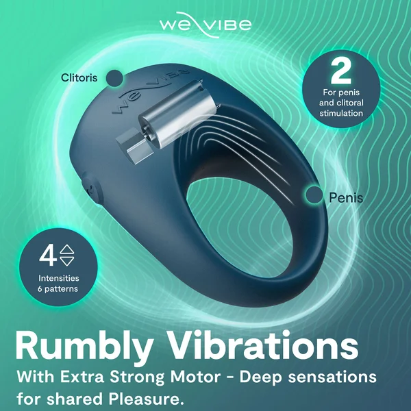 We-Vibe Pivot 2 Vibrating Silicone Rechargeable Couples Ring — image 6 of 25