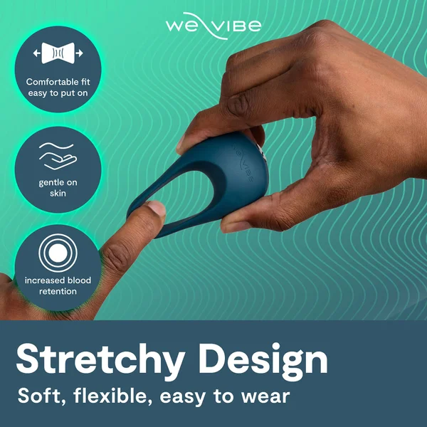 We-Vibe Pivot 2 Vibrating Silicone Rechargeable Couples Ring — image 10 of 25