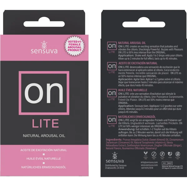 ON Natural Arousal Oil by Sensuva  5 ml - Lite — image 4 of 5
