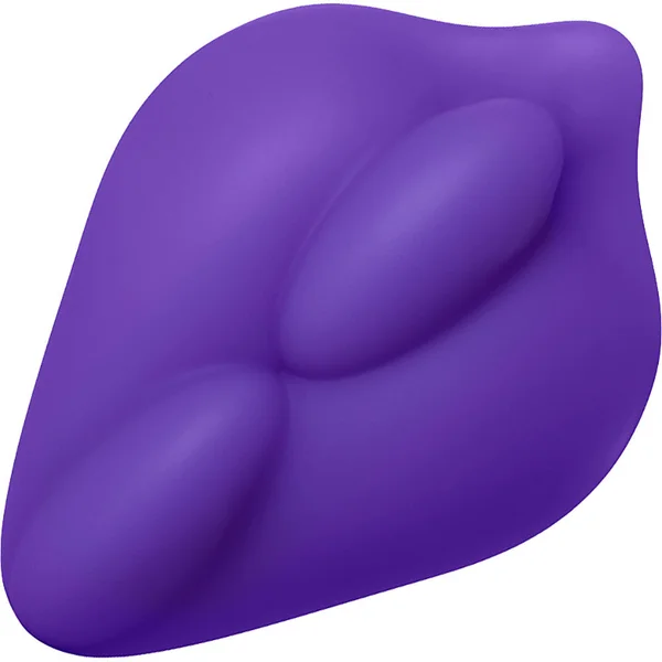 Bumpher Soft Silicone Dildo Base for Harness Play By Banana Pants - Purple — image 3 of 5