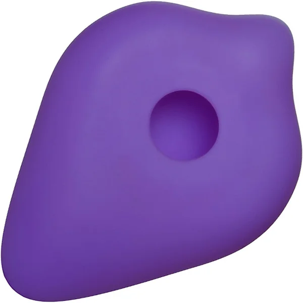 Bumpher Soft Silicone Dildo Base for Harness Play By Banana Pants - Purple — image 5 of 5
