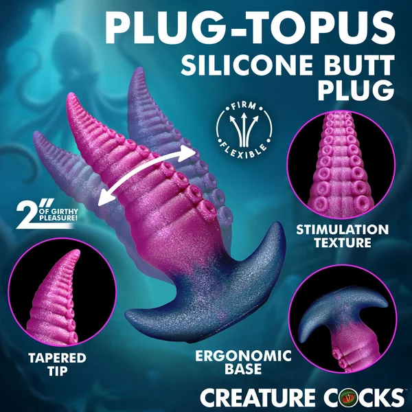 PlugTopus Silicone Fantasy Butt Plug By Creature Cocks — image 2 of 5