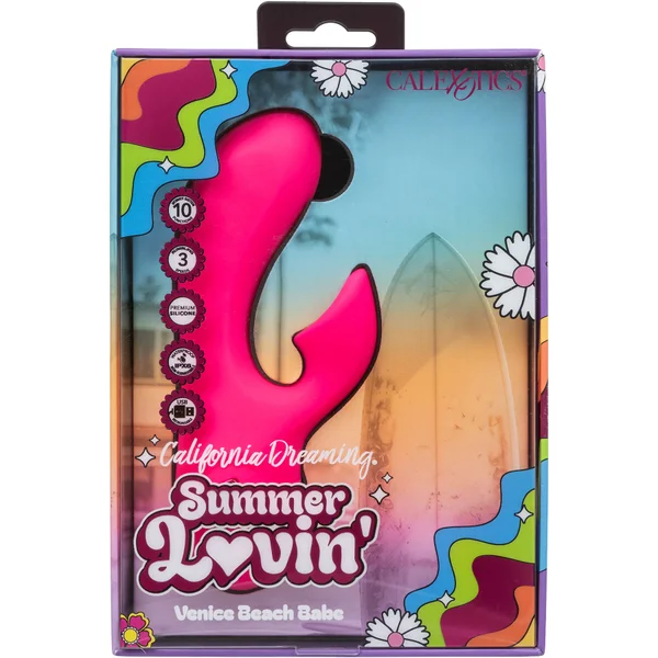 California Dreaming® Summer Lovin' Venice Beach Babe Rabbit Vibrator — image 2 of 23