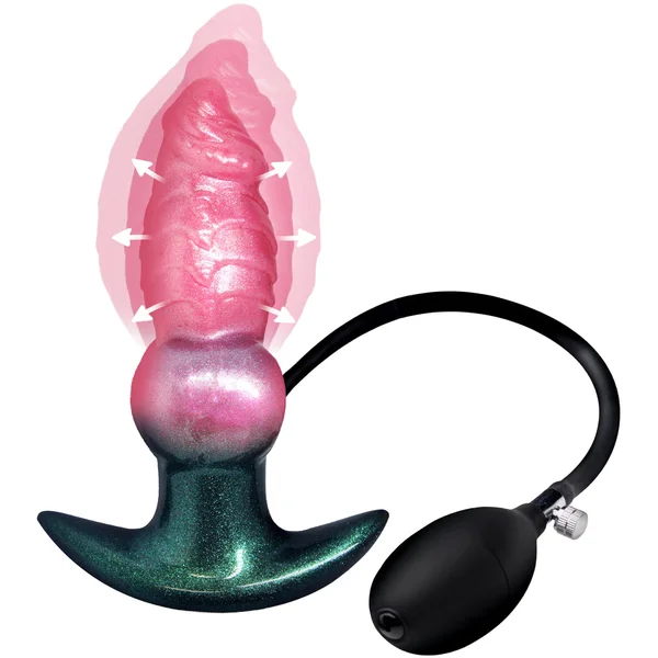 Girthy Likan Inflatable Silicone Fantasy Anal Plug By Creature Cocks — image 4 of 9