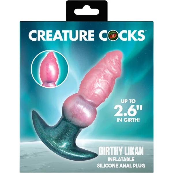 Girthy Likan Inflatable Silicone Fantasy Anal Plug By Creature Cocks — image 9 of 9