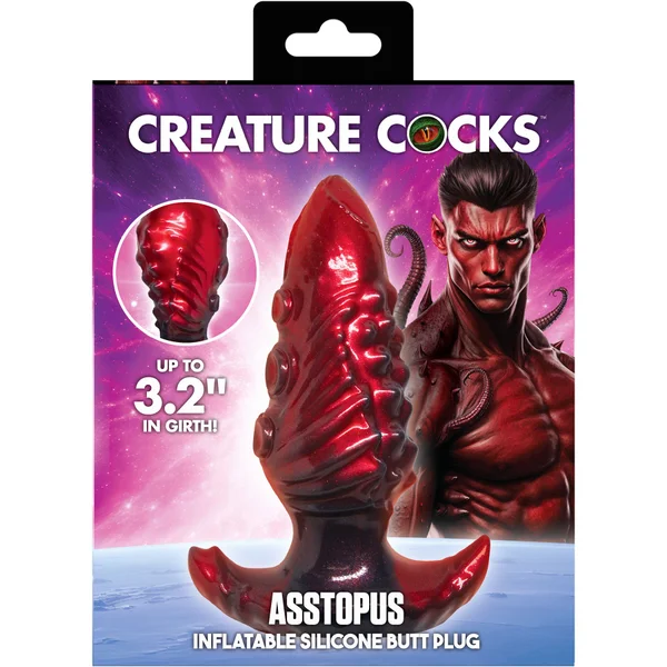Asstopus Tentacle Inflatable Silicone Anal Plug By Creature Cocks - Large — image 8 of 8