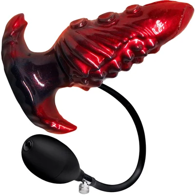 asstopus tentacle inflatable silicone anal plug by creature cocks large