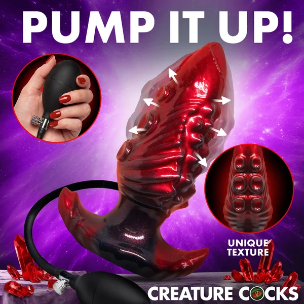Asstopus Tentacle Inflatable Silicone Anal Plug By Creature Cocks - Large — image 3 of 8