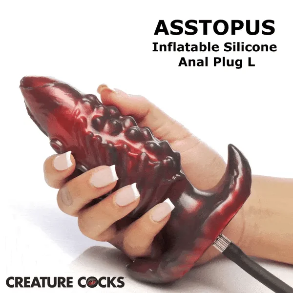 Asstopus Tentacle Inflatable Silicone Anal Plug By Creature Cocks - Large — image 2 of 8
