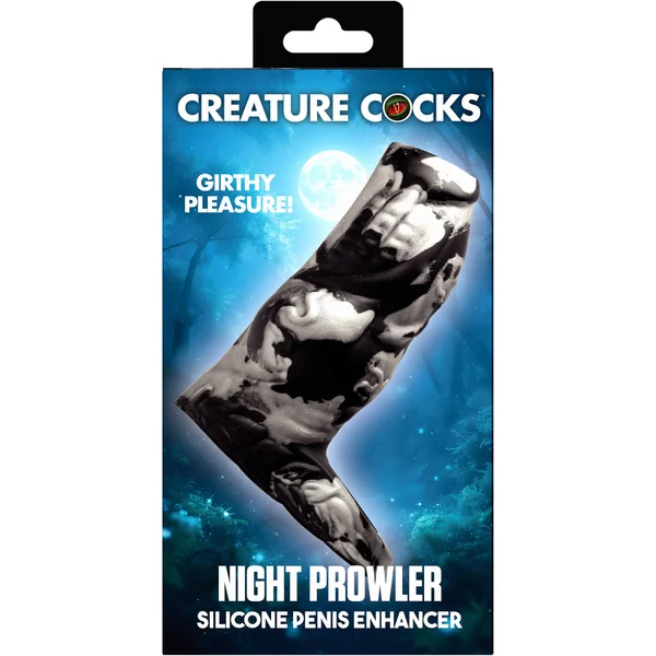Night Prowler Silicone Penis Enhancer With Ball Strap By Creature Cocks — image 3 of 3