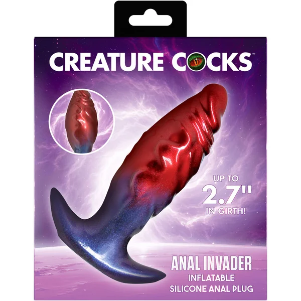 Anal Invader Inflatable Silicone Fantasy Butt Plug By Creature Cocks — image 8 of 8