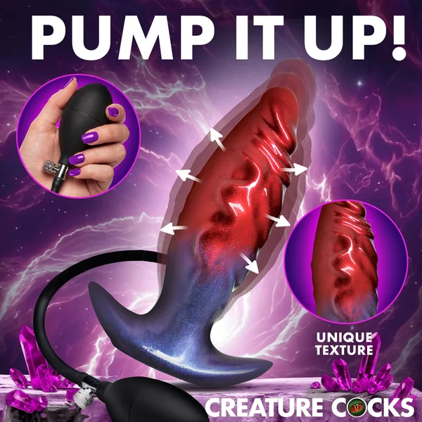 Anal Invader Inflatable Silicone Fantasy Butt Plug By Creature Cocks — image 5 of 8
