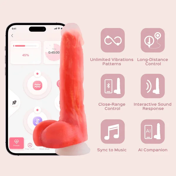 Honey Play Box Noctura App-Controlled Thrusting Dildo — image 4 of 5