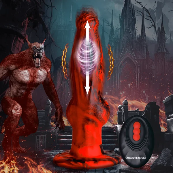 Creature Cocks Hell Wolf Thrusting & Vibrating Silicone Dildo — image 8 of 13
