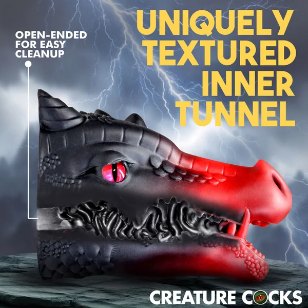Drago Fantasy Dragon Silicone Masturbator By Creature Cocks — image 2 of 5