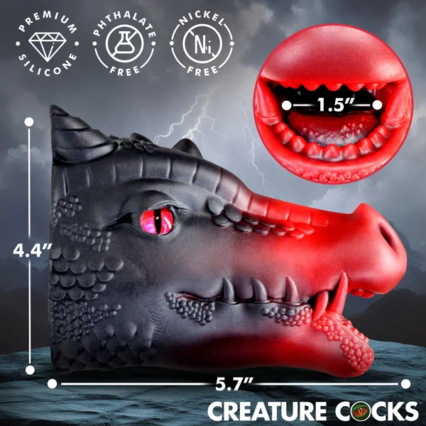 Drago Fantasy Dragon Silicone Masturbator By Creature Cocks — image 5 of 5