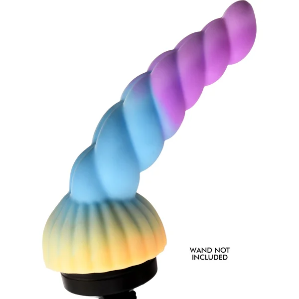 Unicorn Head Silicone Fantasy Wand Attachment By Creature Cocks — image 3 of 7